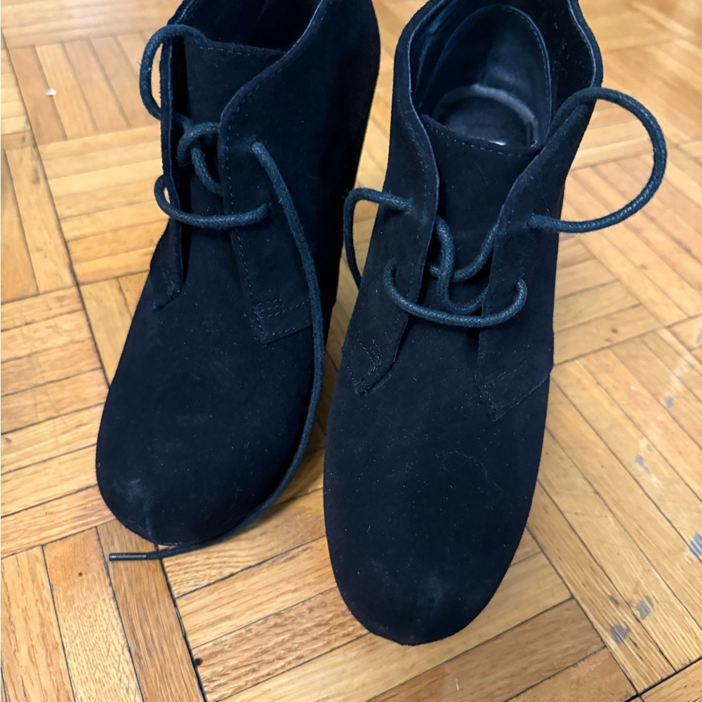 Steve Madden Black Ankle Boots